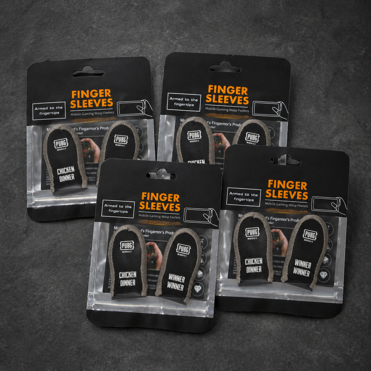 4x2 Premium Fingersleeves - PUBG MOBILE 2026