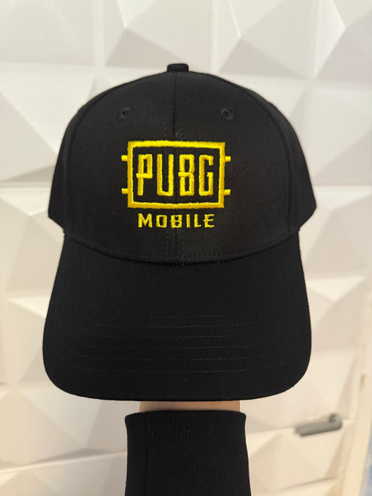 Official PUBG MOBILE Cap – Black with Yellow Logo NEU