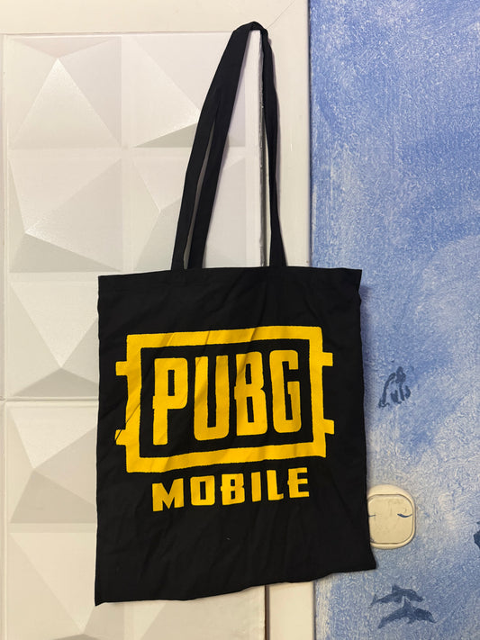Official PUBG MOBILE Bag – Black with Yellow Logo NEW