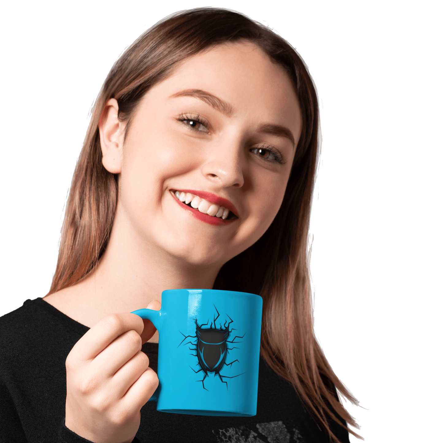 Premium Vollflächendruck-Tasse - Motiv Eule